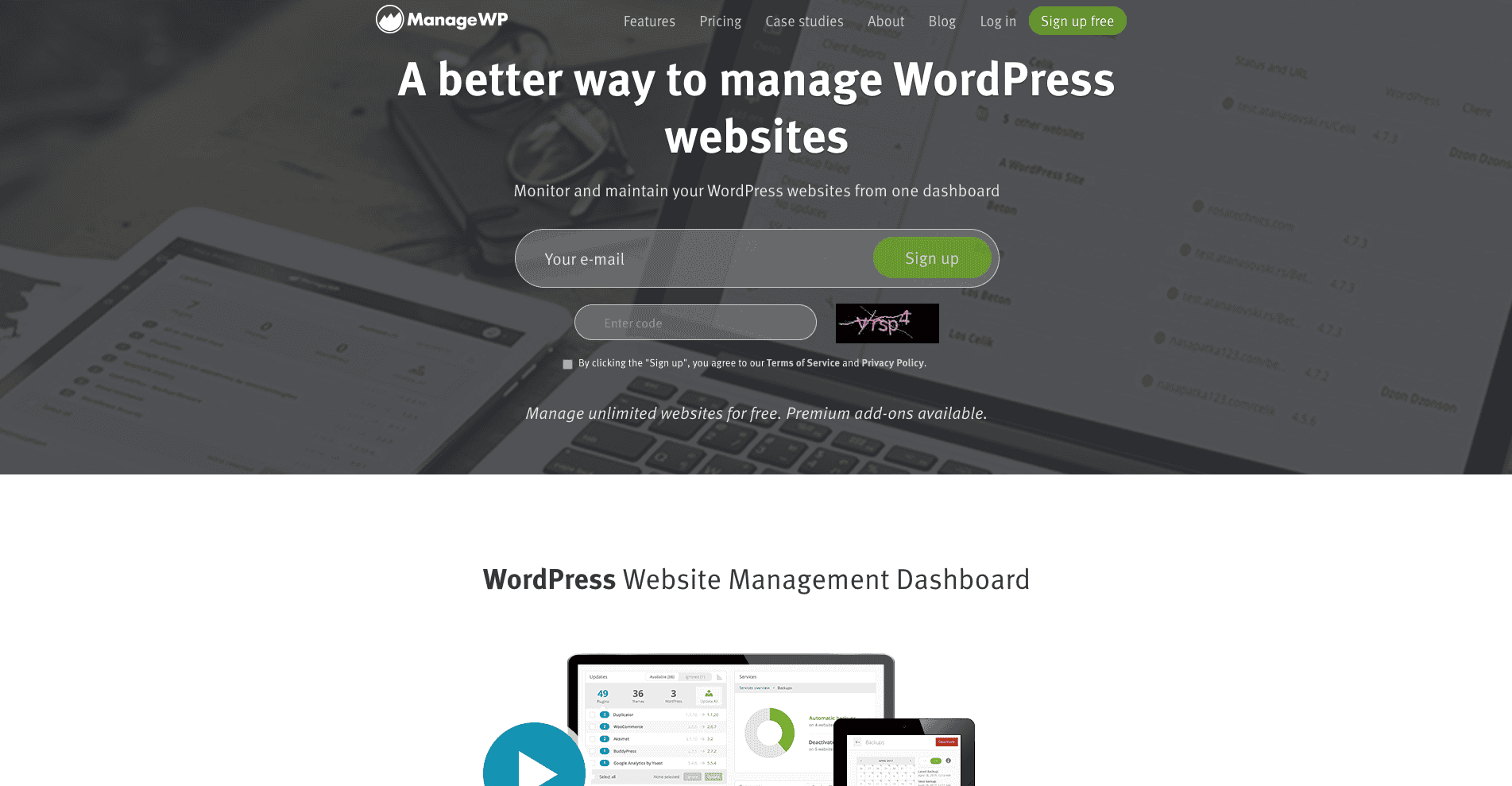 ManageWP Plugin