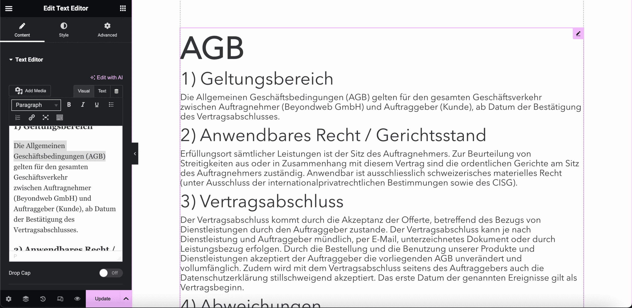 Anleitungsbild Nr. 1 um einen Backlink auf WordPress-Website zu platzieren 