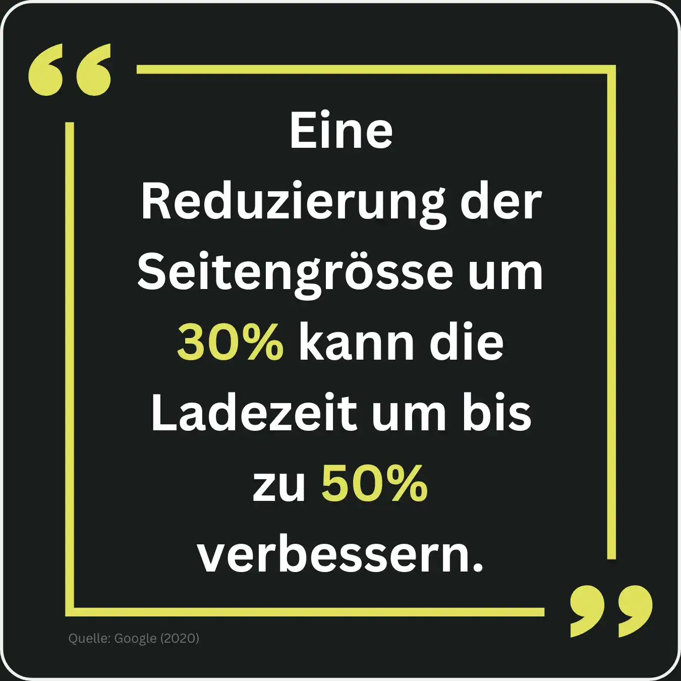 Einfluss der Seitengrösse auf die Ladezeiten einer Website