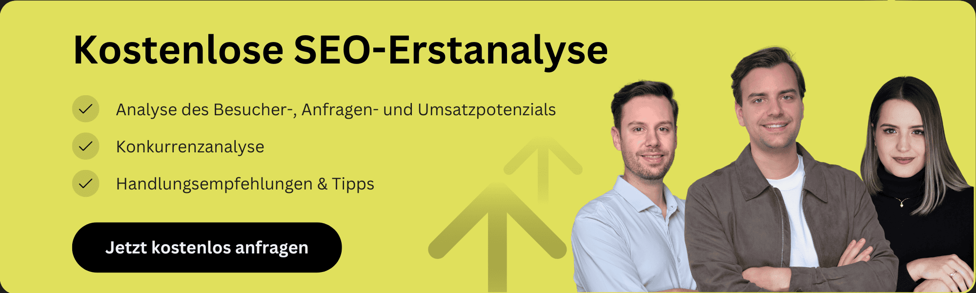 Call To Action Beispiel - SEO-Erstanalyse