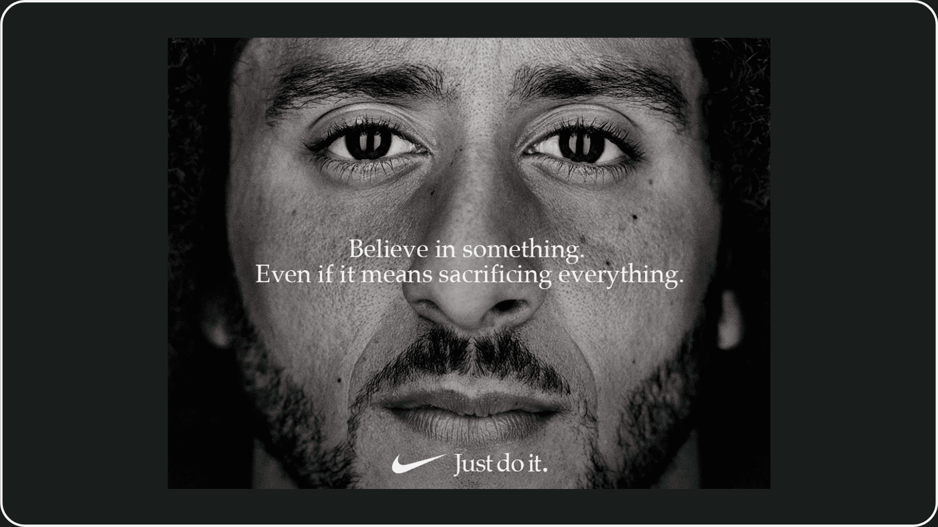 Bild von "Just Do It" Marketingkampagne von Nike