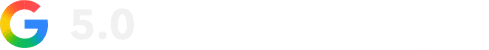 Auf der linken Seite erscheint das Google-Logo, gefolgt von unscharfem und unlesbarem Text auf hellgrauem Hintergrund, der im Kontext auf Themen wie WordPress-Support oder WordPress-Wartung hinweist.