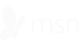 Das Bild zeigt das MSN-Logo mit einem Schmetterlingssymbol links neben den Kleinbuchstaben "msn" auf hellem Hintergrund.