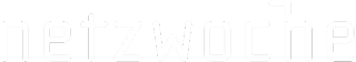 Der weiße Kleinbuchstaben-Text lautet "netzwoche" auf hellgrauem Hintergrund.