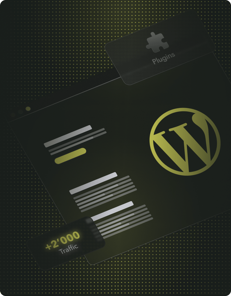 Screenshot einer WordPress-Oberfläche mit Statistiken.