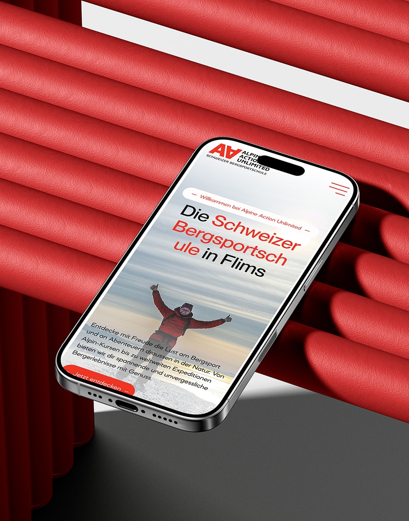 Mobile Beispiel Bergsportschule