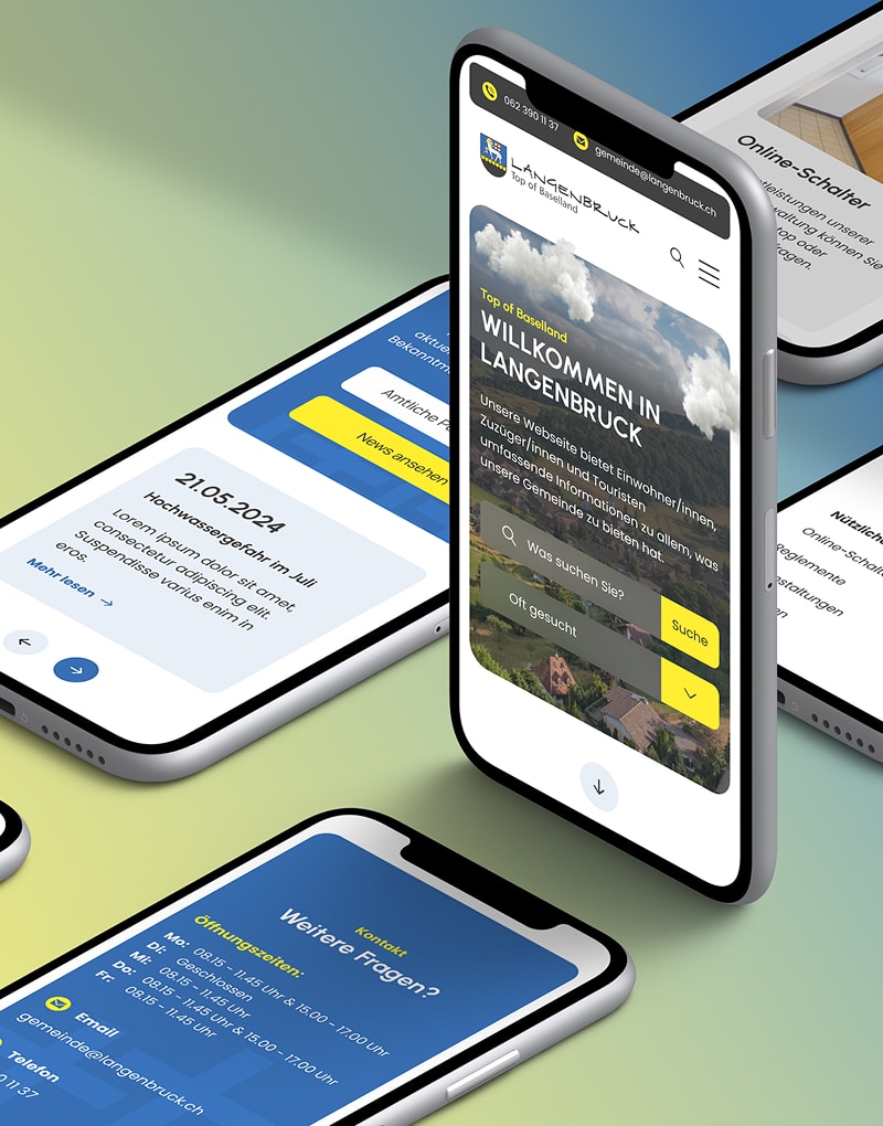 Relaunch einer Gemeindewebsite in der Schweiz