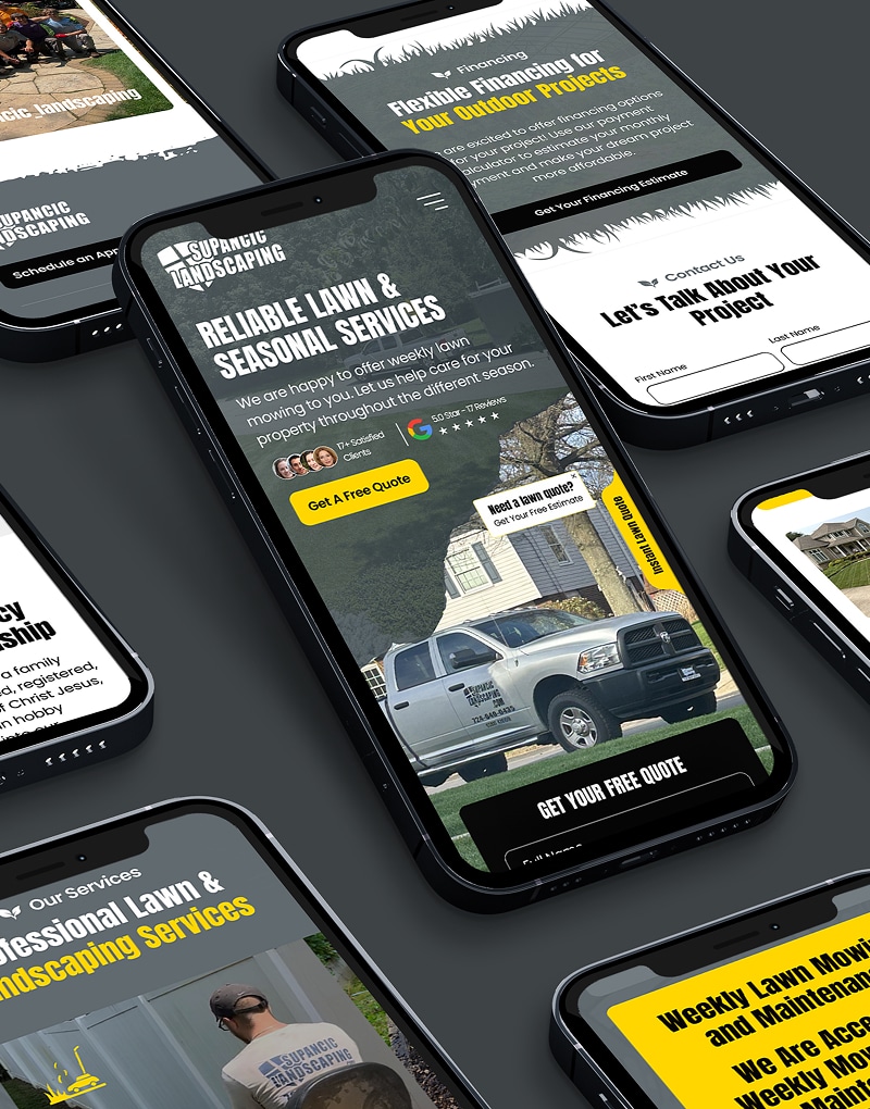 Landschaftsbau Firma Website Relaunch