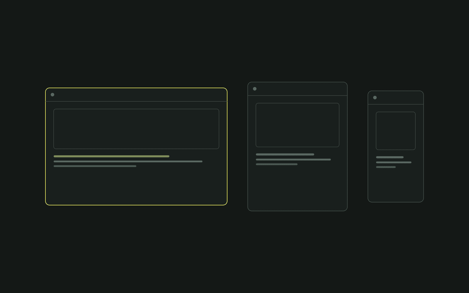 Responsive Design: dieselbe Seite auf Desktop, Tablet und Smartphone